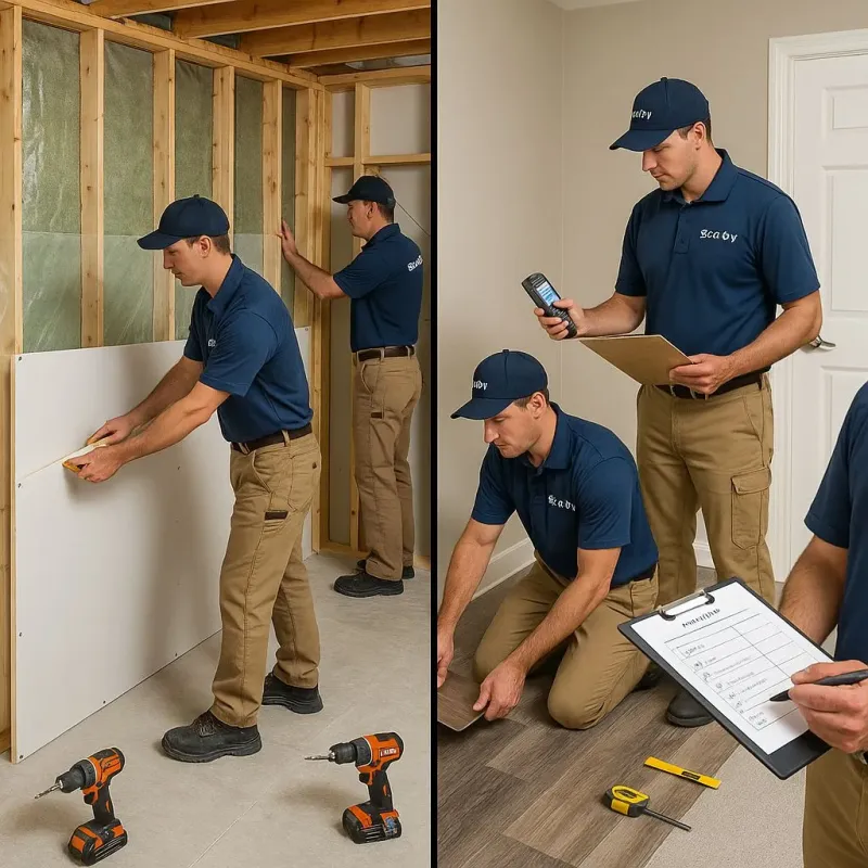 Repairs and Reconstruction process in Dublin, PA